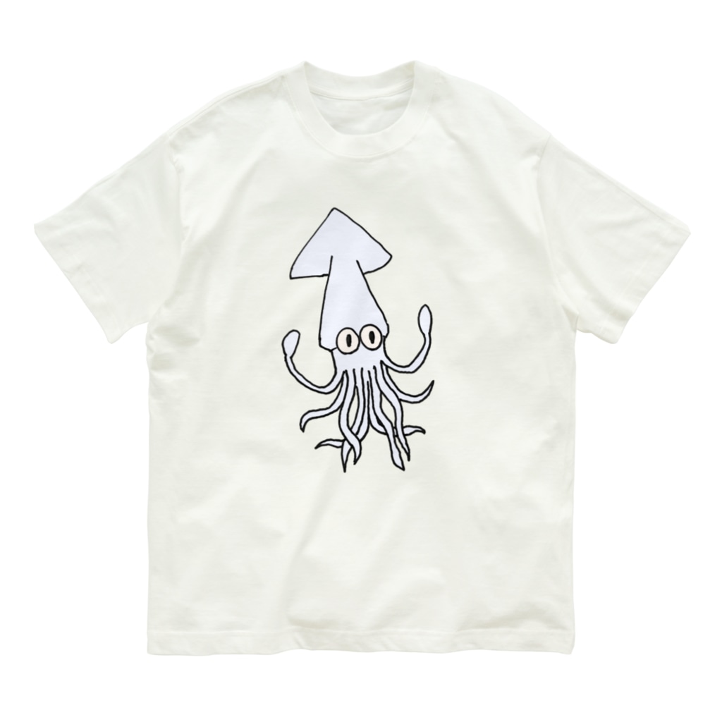 ただのイカ ヘタイラストのオーマサ屋 Masa Ya5242 のオーガニックコットンtシャツ通販 Suzuri スズリ
