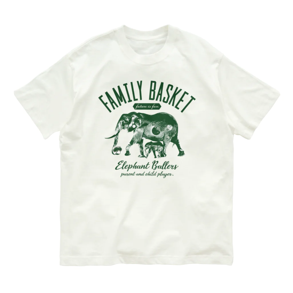 MessagEのElephant Ballers オーガニックコットンTシャツ