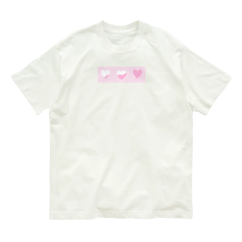 癖強めショップ⋆⸜ ⚘ ⸝⋆のハート【メンヘラ風】 Organic Cotton T-Shirt