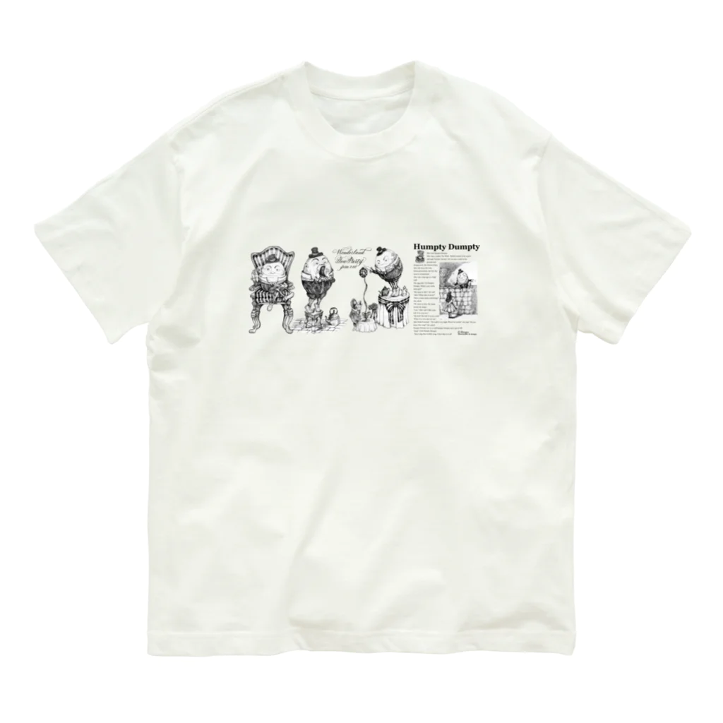 Ringo |  シュレの森　at SUZURIの名作シリーズ：Humpty Dumpty オーガニックコットンTシャツ