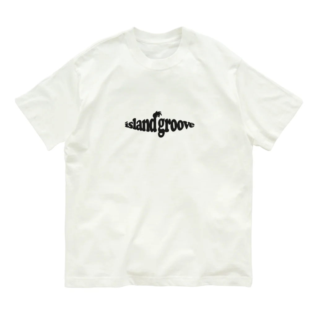 island grooveのBLACK INK オーガニックコットンTシャツ