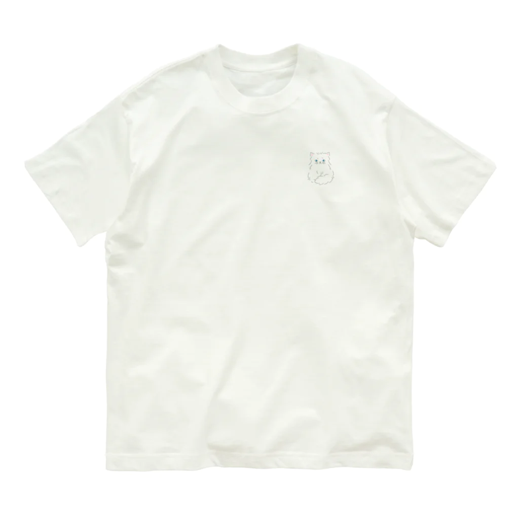 YURANECOのモフ猫 Organic Cotton T-Shirt