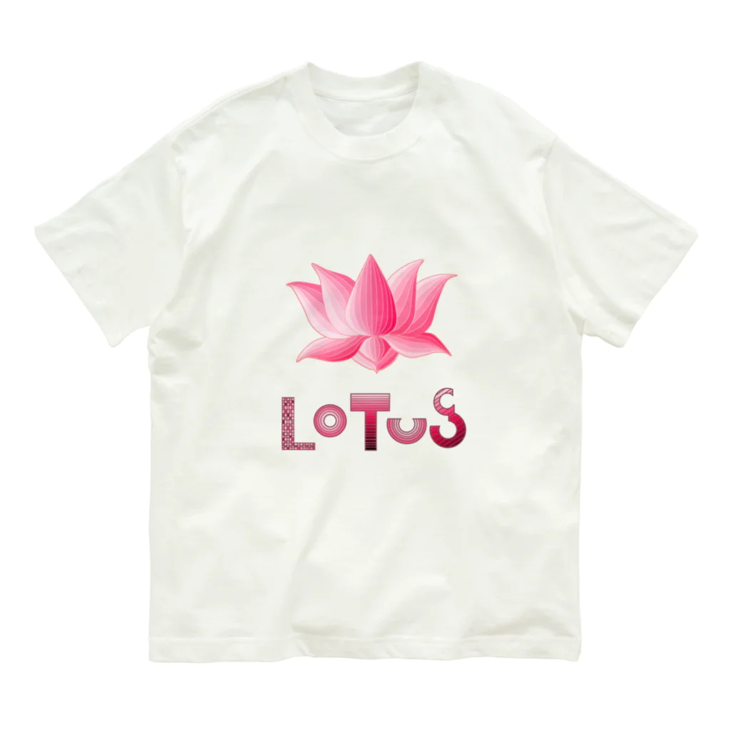 Santih-KAのLotus２ オーガニックコットンTシャツ