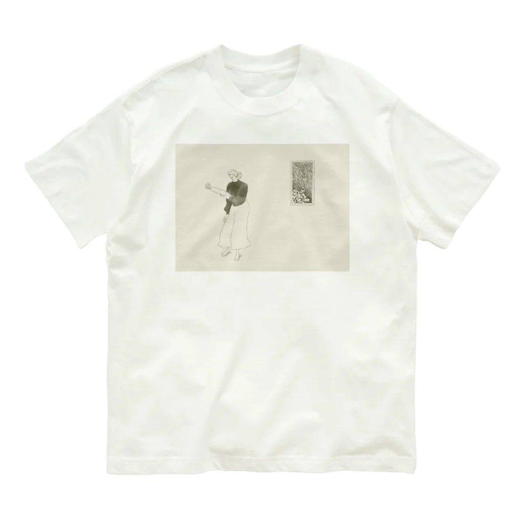 dot waltzのなにかあたたまるものを Organic Cotton T-Shirt