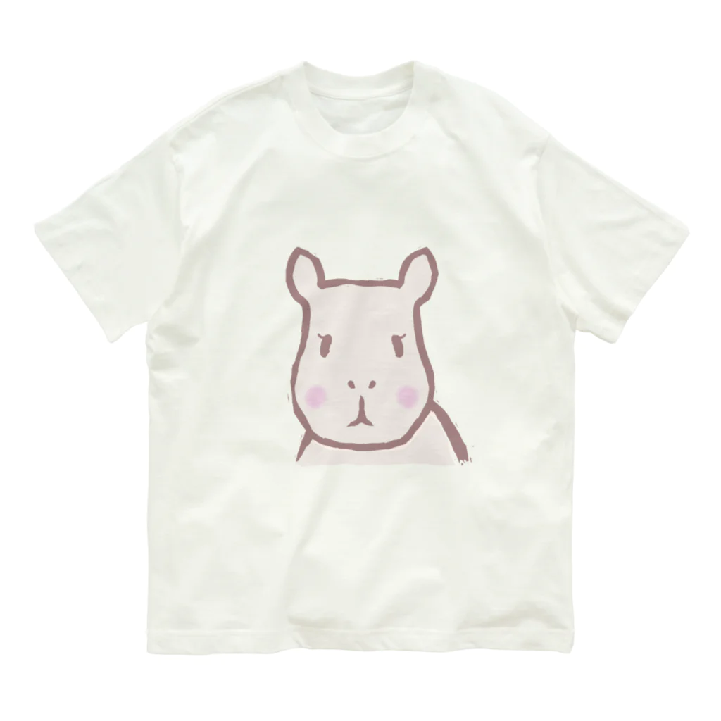 RYO屋のカピバラちゃん オーガニックコットンTシャツ