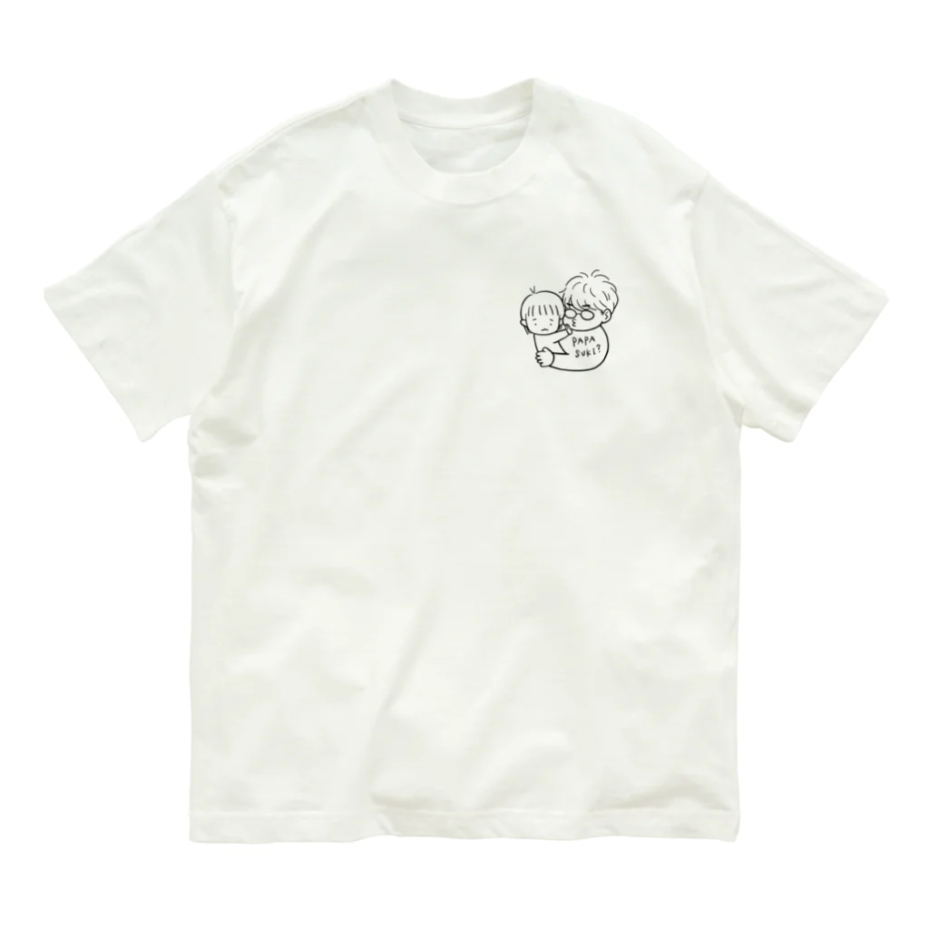 ちちとこグッズのもよぱぱぐっず Organic Cotton T-Shirt