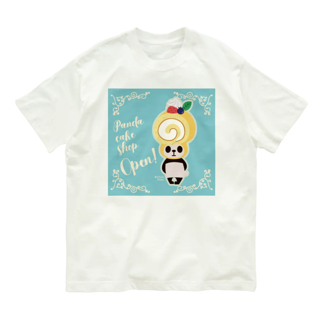 キッチュのロールケーキパンダ Organic Cotton T-Shirt