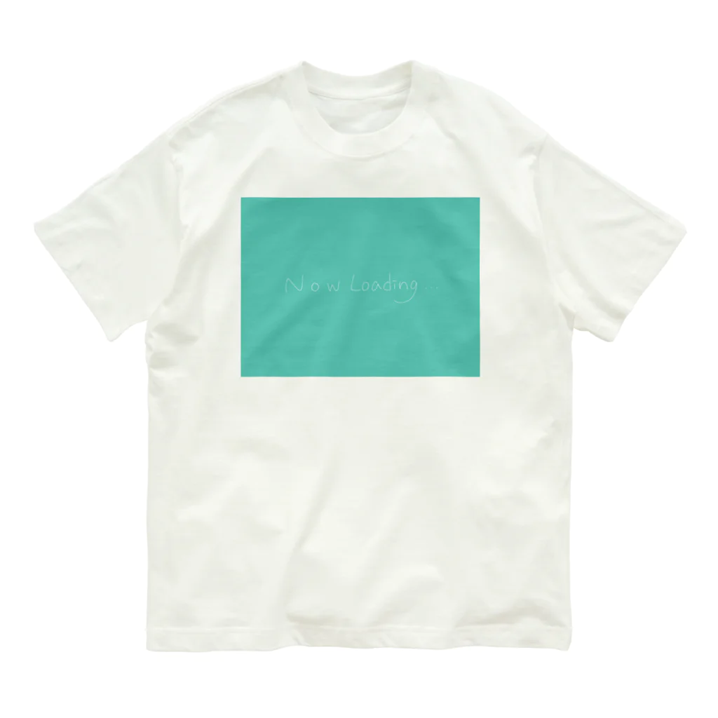 海月 雨⋆̩☂︎*̣̩のNow Loading... Organic Cotton T-Shirt