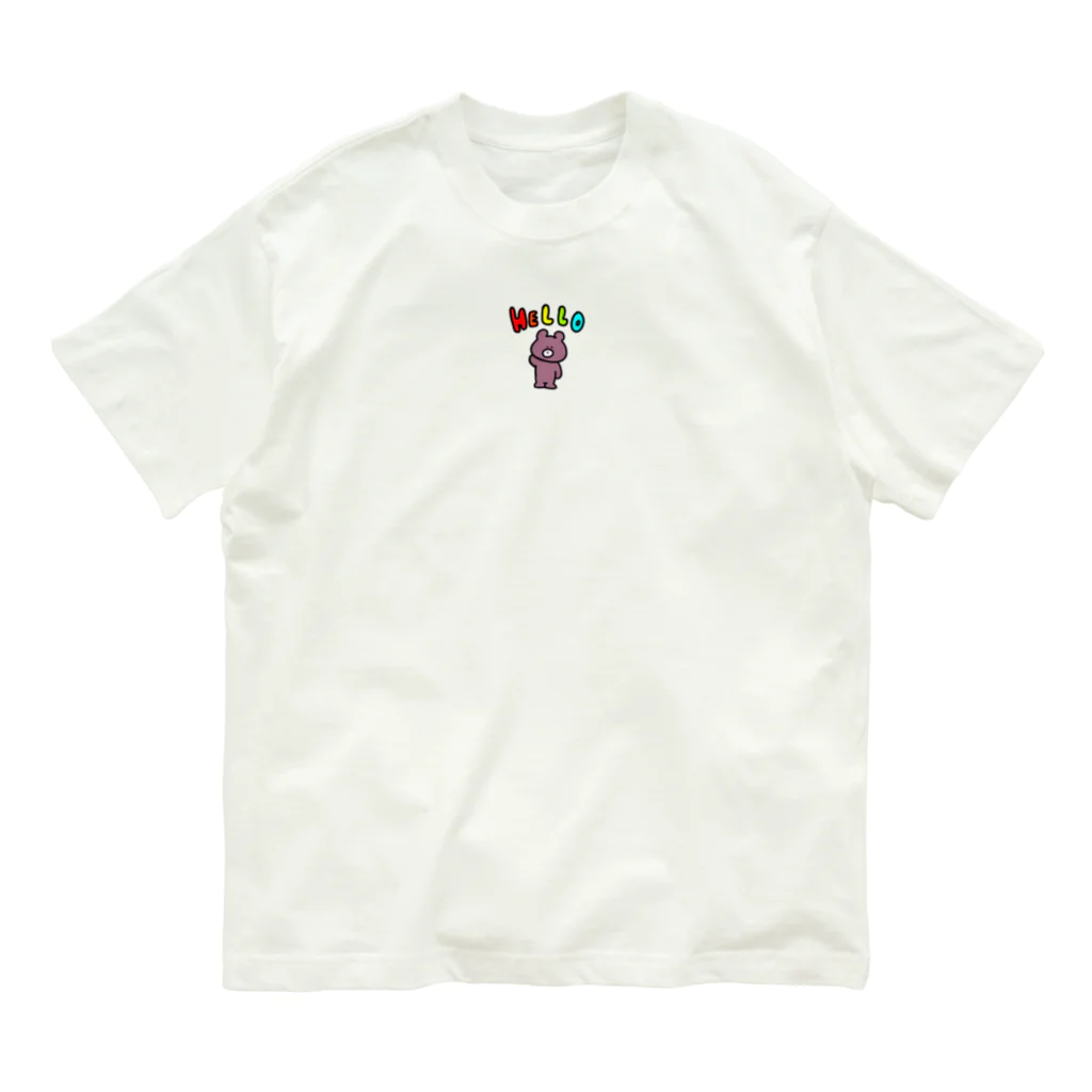 UKAのHello くまくん オーガニックコットンTシャツ