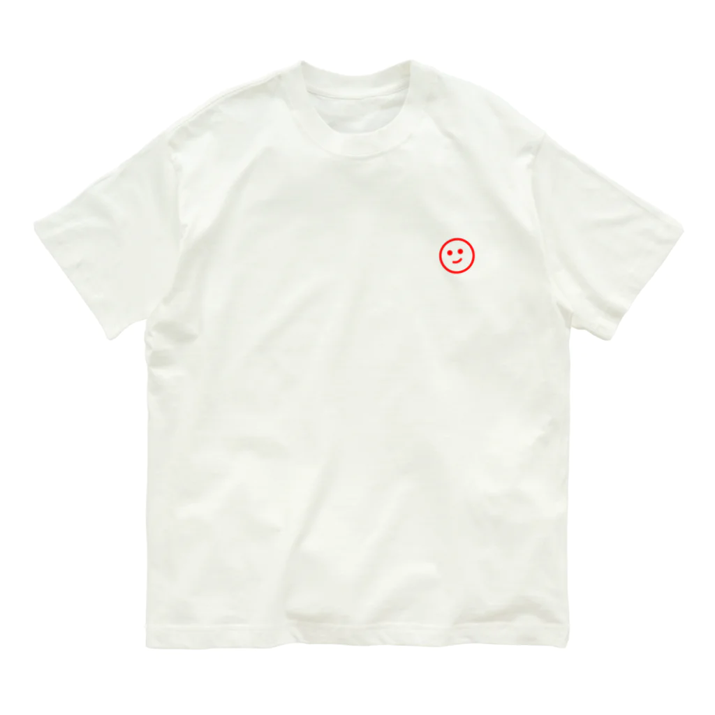 nepiのニコチャン　赤 Organic Cotton T-Shirt