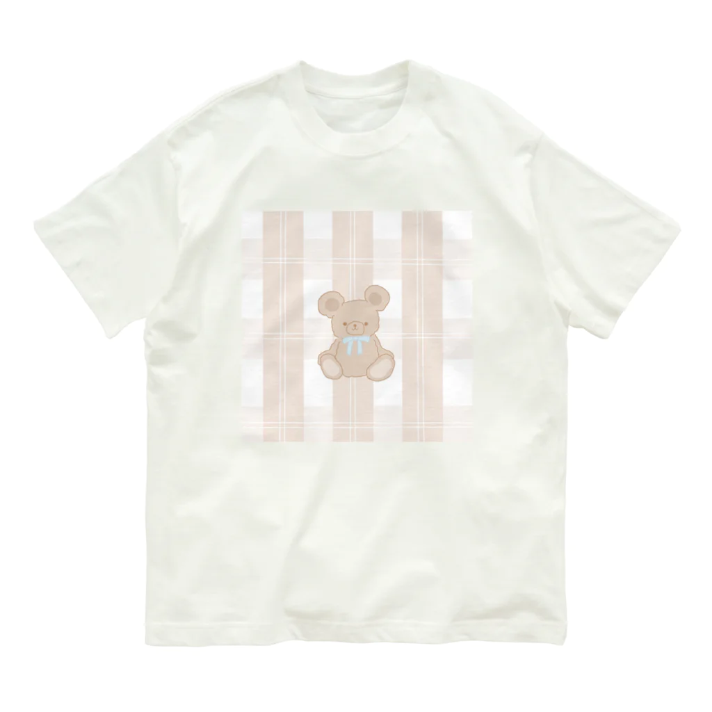 厳選温泉ゆず湯のくまちやん Organic Cotton T-Shirt