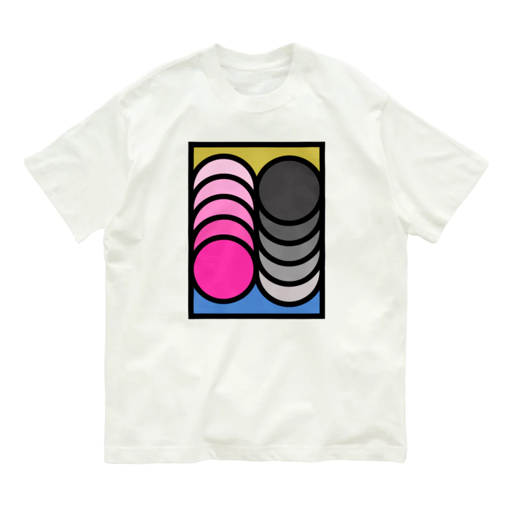 かえるのてぶくろの丸グラデ Organic Cotton T-Shirt