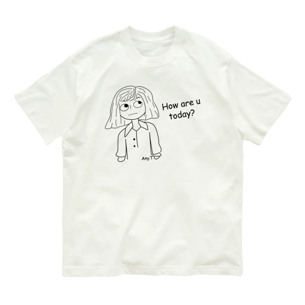 松や SUZURI店のGIRL オーガニックコットンTシャツ