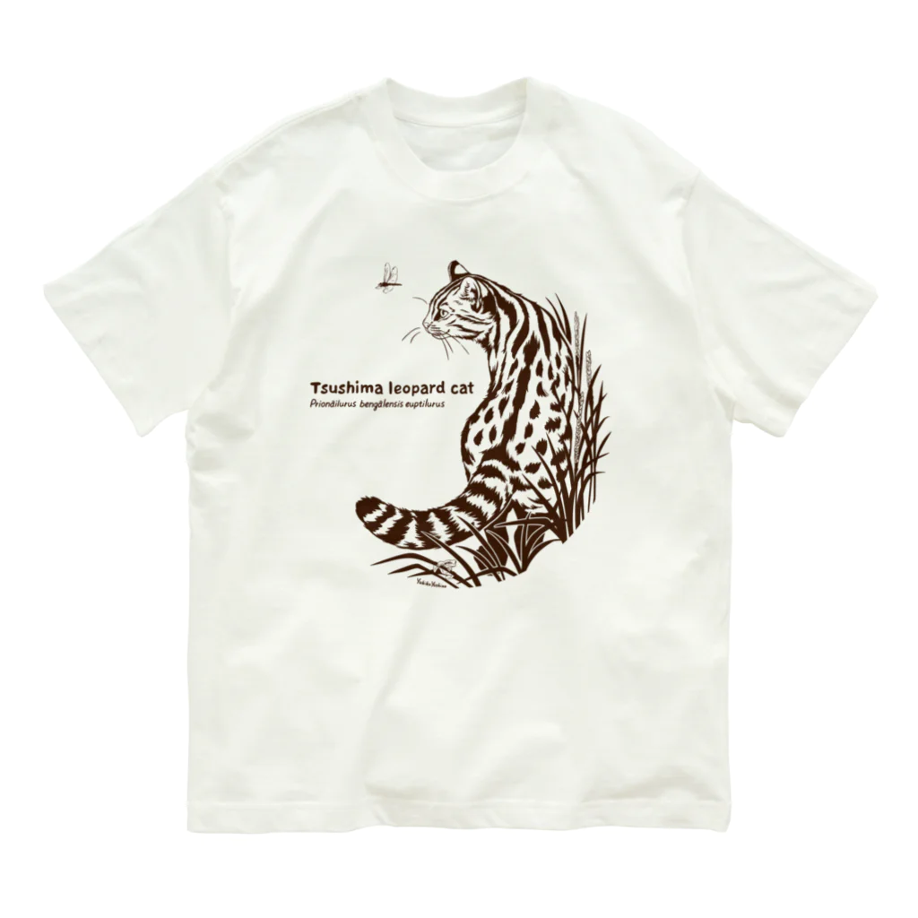 MUSEUM LAB SHOP MITの【前印刷】オーガニックコットンTシャツ＊ツシマヤマネコ Organic Cotton T-Shirt