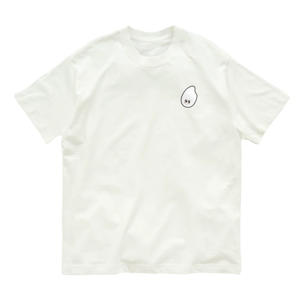 mako aiga＋米粉カフェてぃだの【てぃだ × mako aiga 】 ちゅらくみちゃん フェイス Organic Cotton T-Shirt