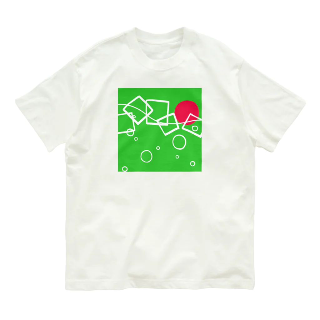 sagのmelon  soda オーガニックコットンTシャツ