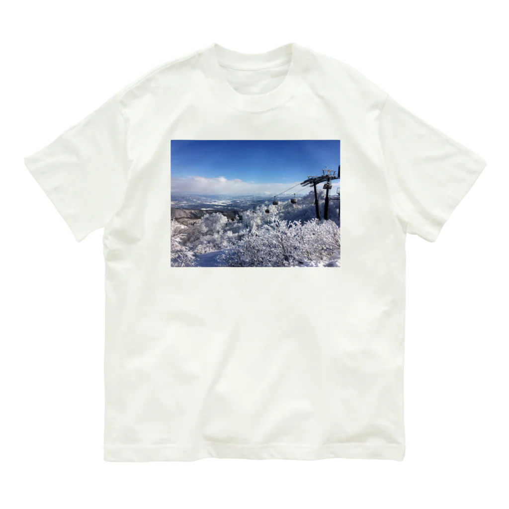 Nobuの雪景色 オーガニックコットンTシャツ