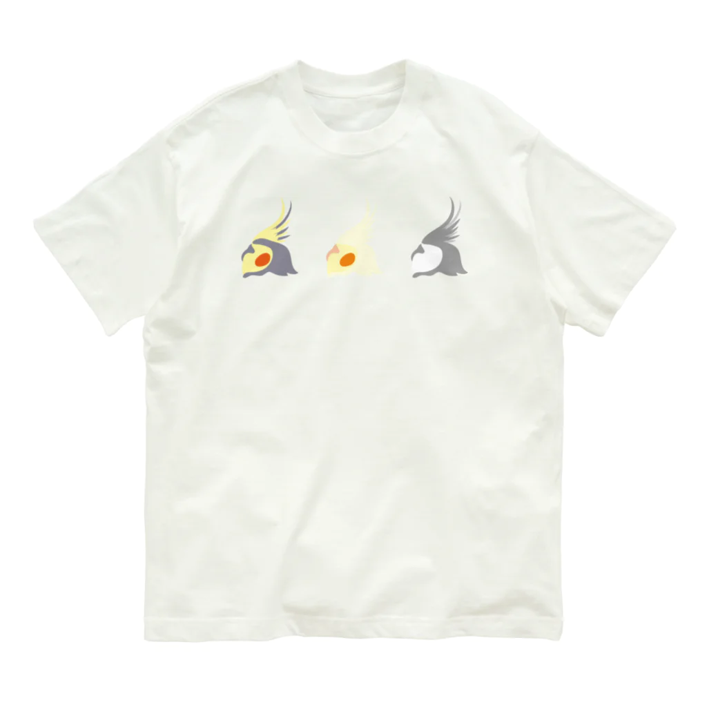 プッチのおみせのオカメスリー オーガニックコットンTシャツ