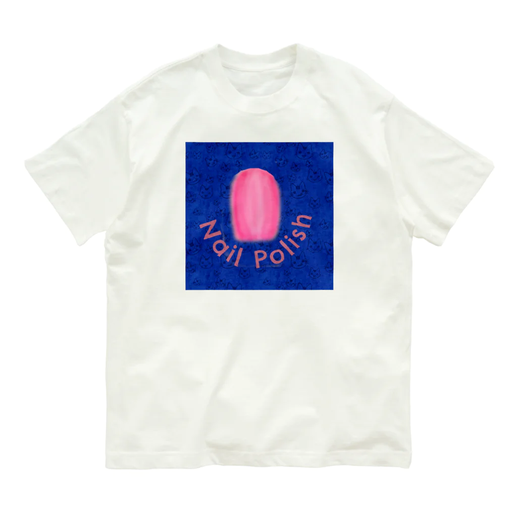 kissacoのNail Polish オーガニックコットンTシャツ