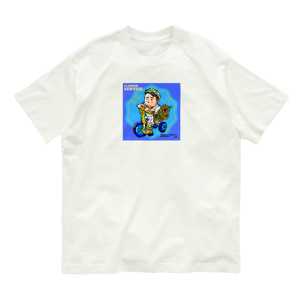 TOMMY★☆ZAWA　ILLUSTRATIONの花を届けに。 Organic Cotton T-Shirt