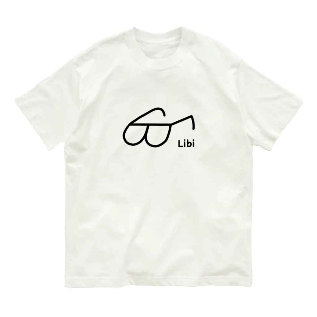 LibiのLibi(めがね) Organic Cotton T-Shirt