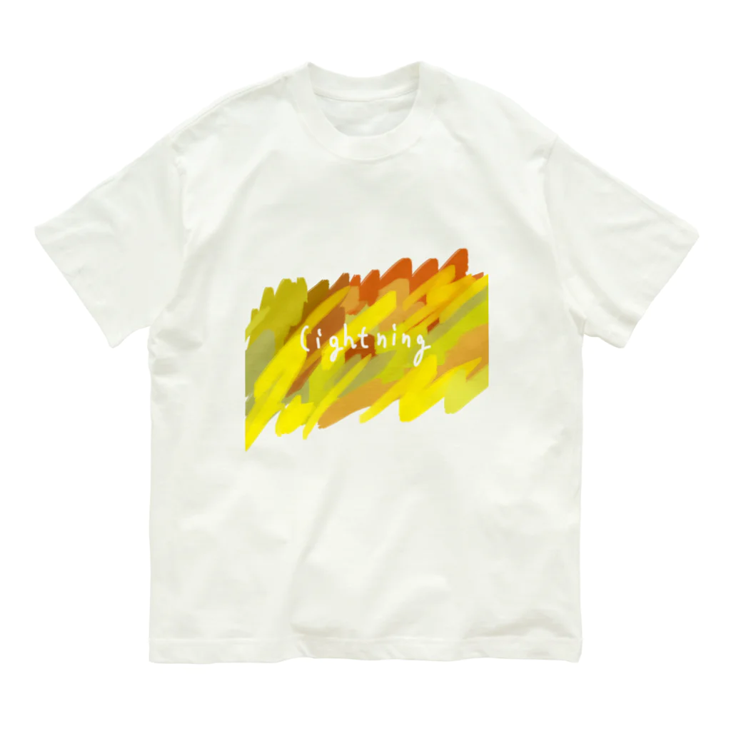 ポテコロアートショップの黄色の閃光 Organic Cotton T-Shirt