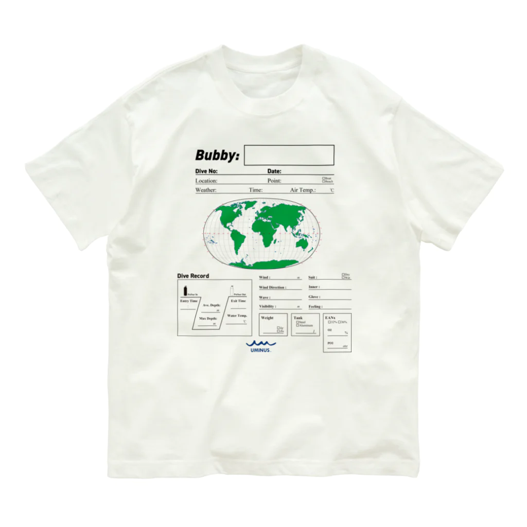 わんぱく・クリエイターズ・マーケットのバディーTシャツ「Buddy-T-Shirts」(背面ロゴあり) Organic Cotton T-Shirt