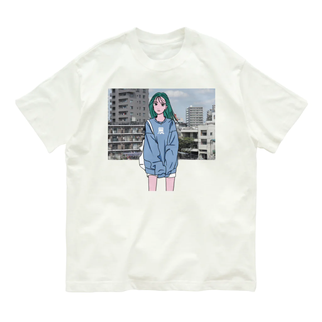 星のおみやげ屋さんの風 Organic Cotton T-Shirt