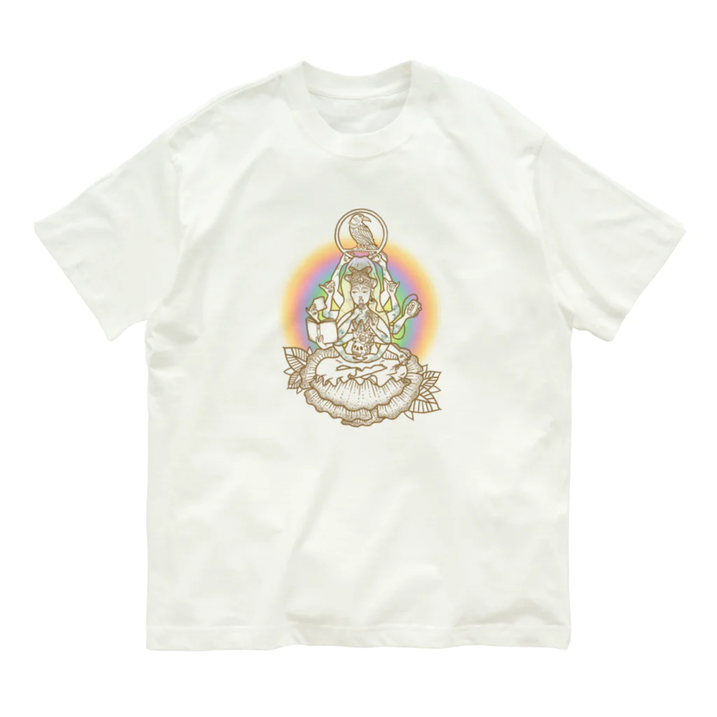 HELLO AND GOODBYEのGod-desu Organic Cotton T-Shirt