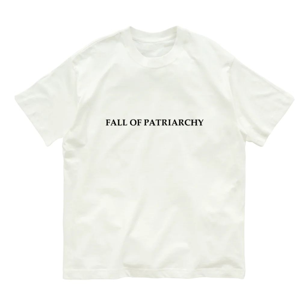 Be ConsciousのFall of patriarchy オーガニックコットンTシャツ