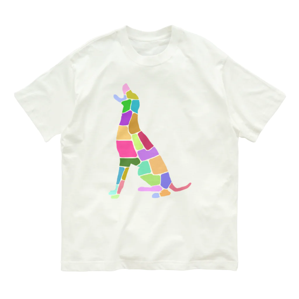 DOG WAVESのコラージュ犬 オーガニックコットンTシャツ