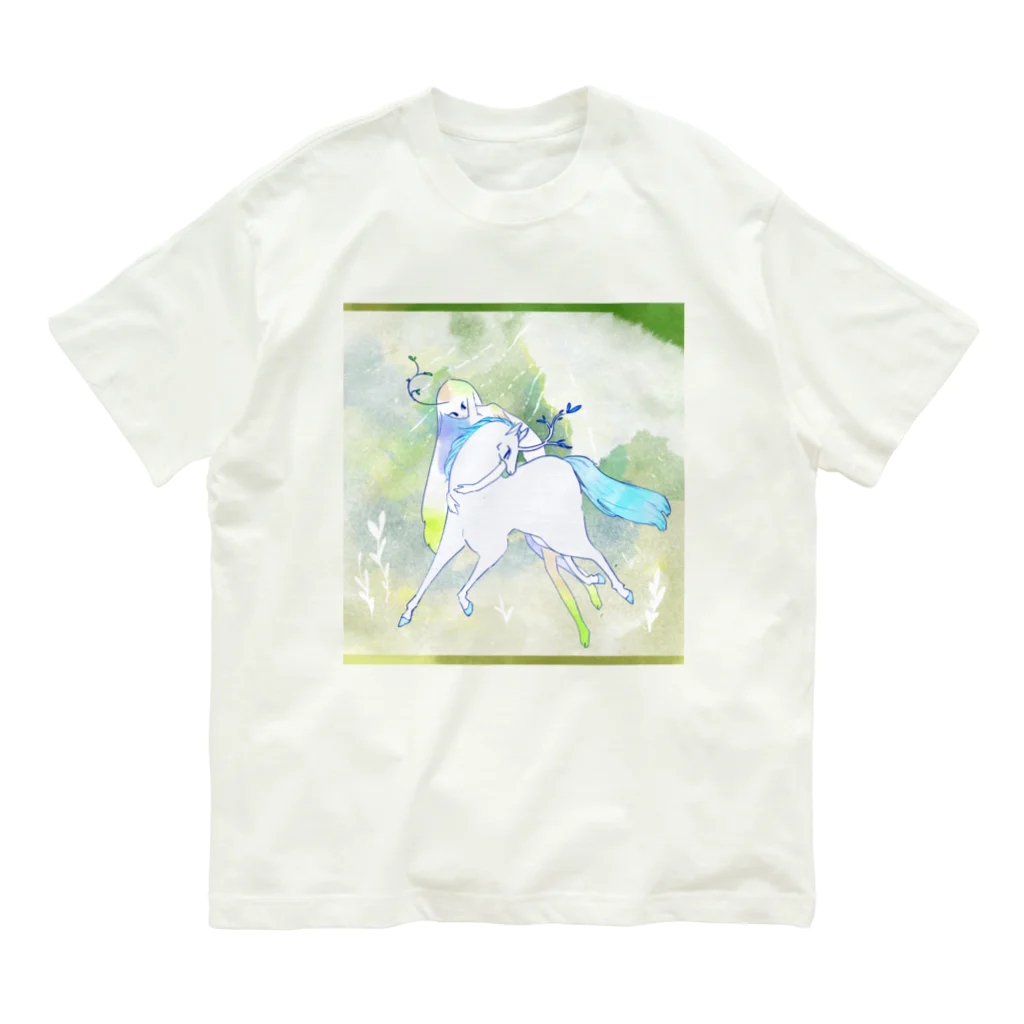 照らすの『こもれびの追憶』 オーガニックコットンTシャツ