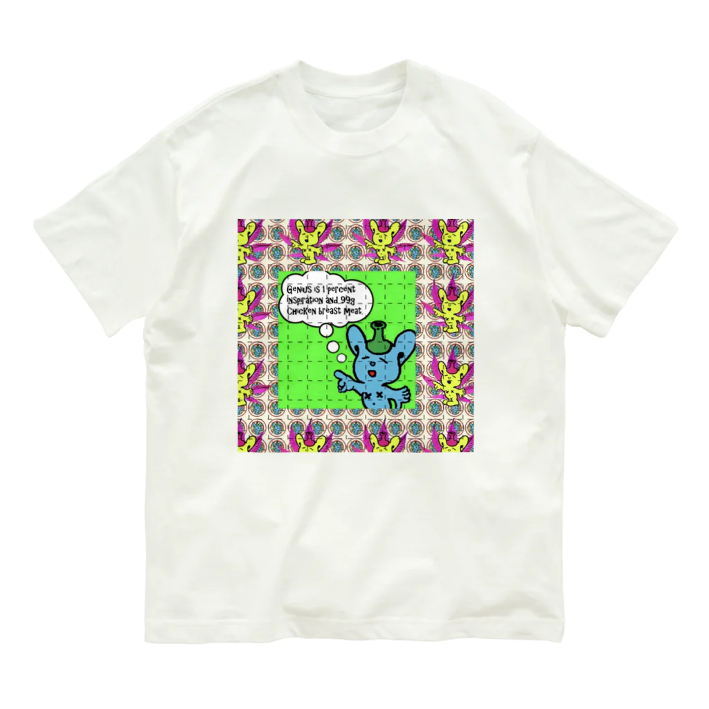 AnarchyBaseのDopekun LSD Paper オーガニックコットンTシャツ