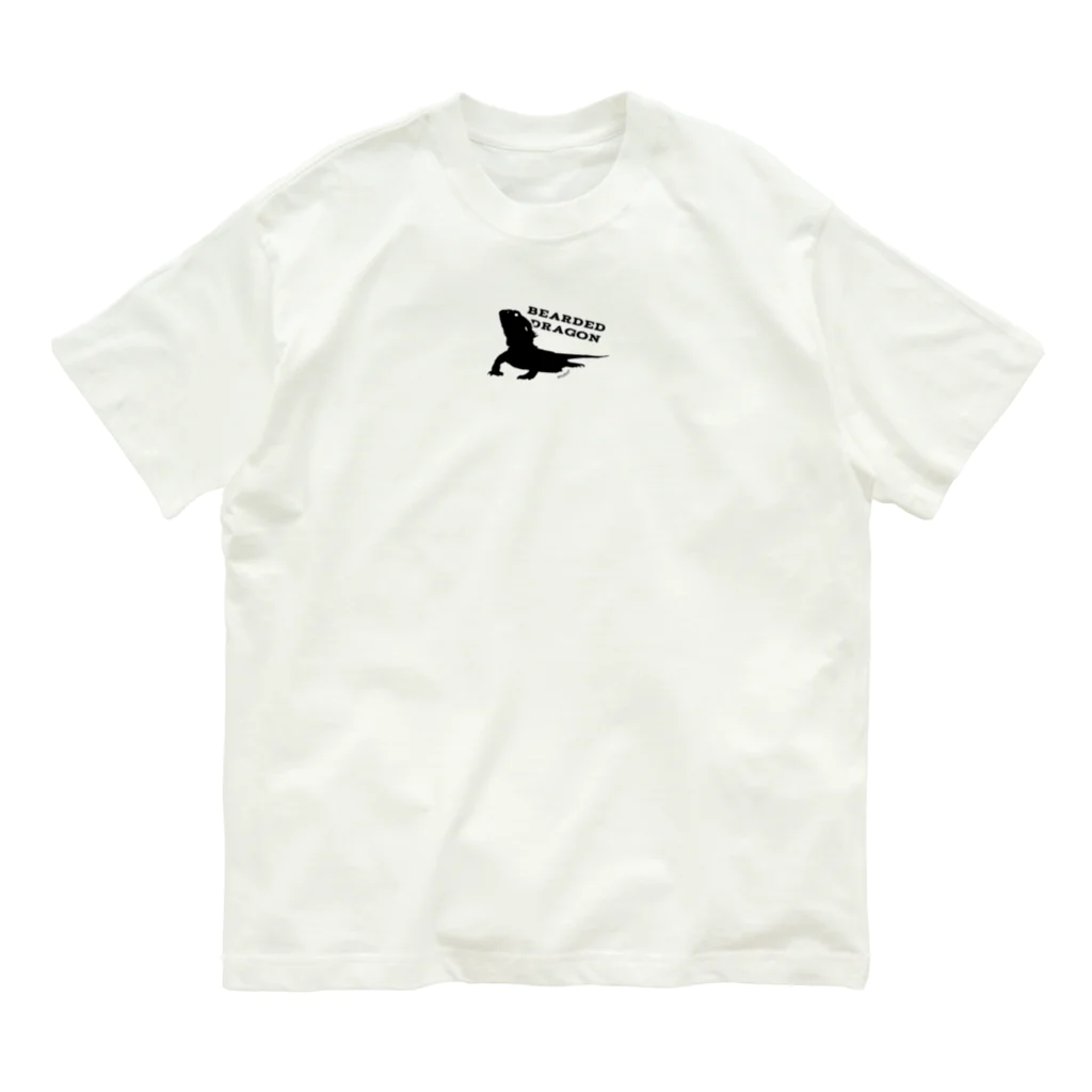 花梟のゆりかごのベアドラシルエット オーガニックコットンTシャツ