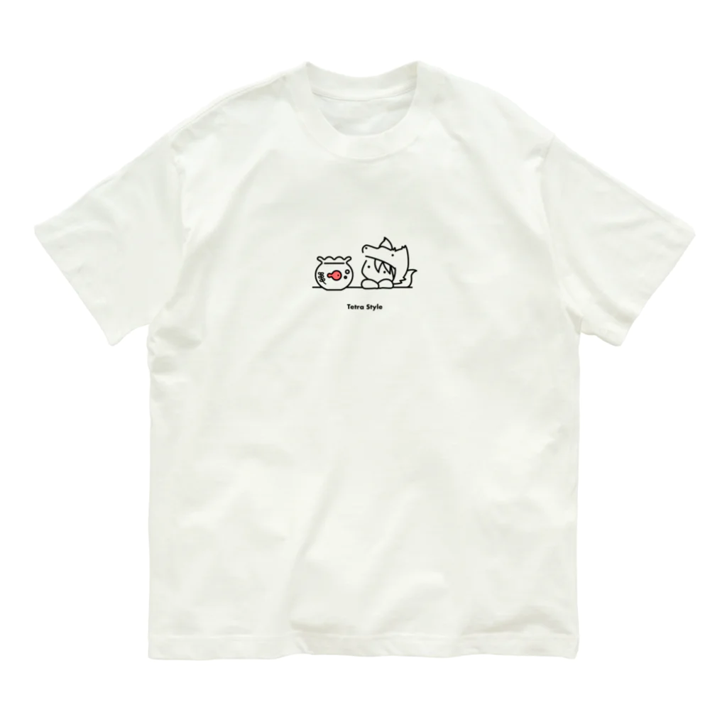 Tetra Styleの金魚（てとら） Organic Cotton T-Shirt