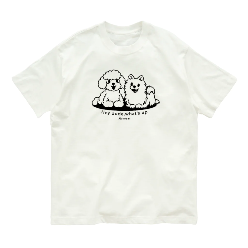 イラスト MONYAAT のToypoo ＆Pome A オーガニックコットンTシャツ