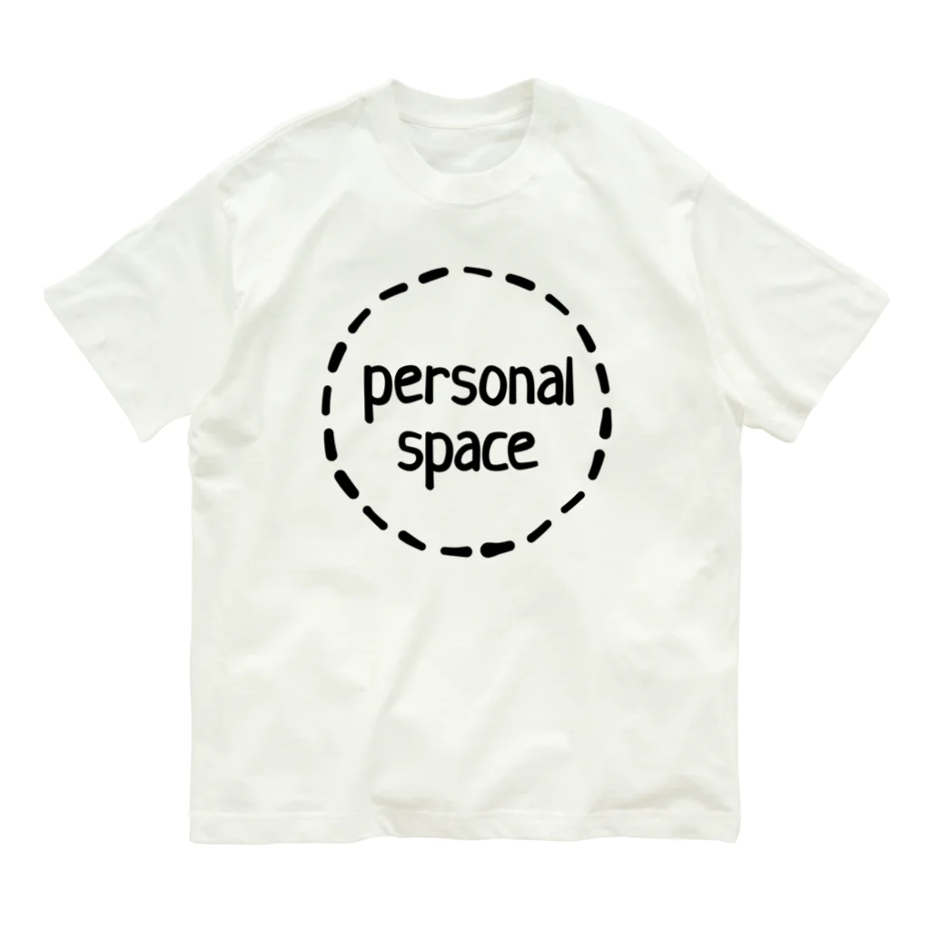 NOBODY754のPersonal Space オーガニックコットンTシャツ