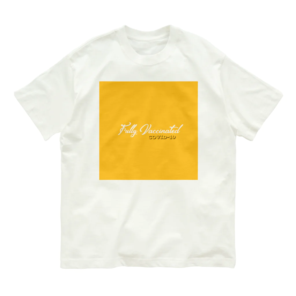 Wake Up Shopのワクチン2回打ちました〜Fully vaccinated オーガニックコットンTシャツ