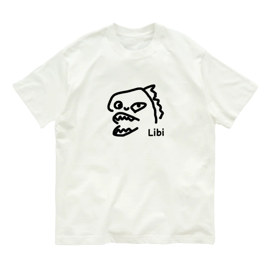LibiのLibi(かいじゅう) Organic Cotton T-Shirt