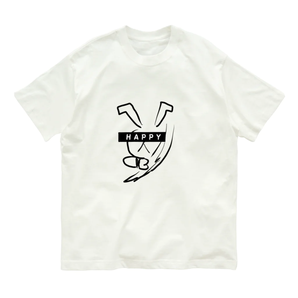 ポテコロアートショップのハッピー Organic Cotton T-Shirt