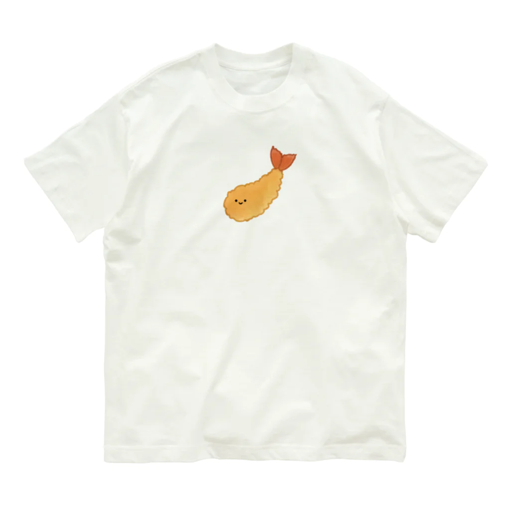 まようりのほほえみえびふりゃーッ オーガニックコットンTシャツ