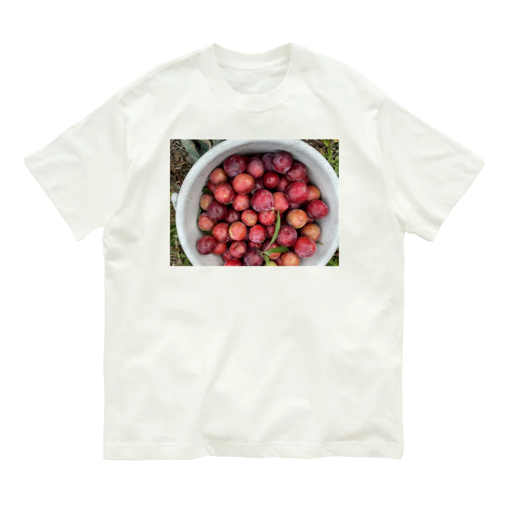 笑顔が好きの夏だ美味しい果物だ😊 Organic Cotton T-Shirt