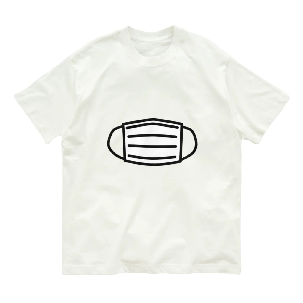 おもと椋/どすこいエクスプレスの不織布マスク柄(文字無し) Organic Cotton T-Shirt