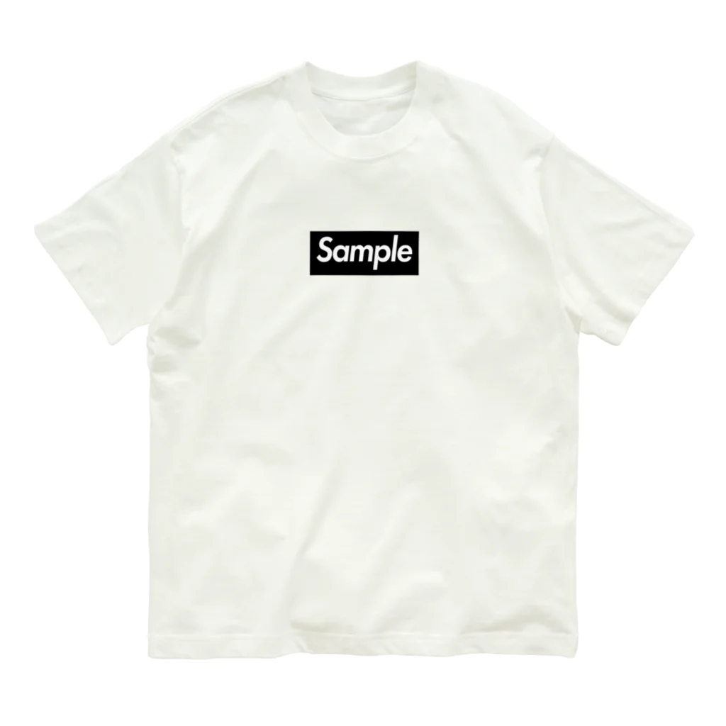 orumsのSapme -Red Box Logo- 유기농 코튼 티셔츠