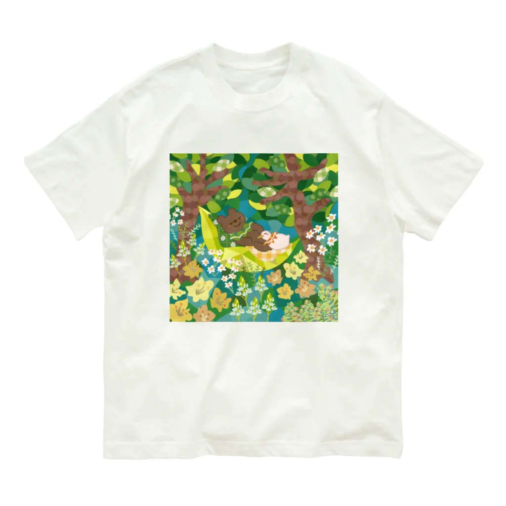 chami＊designの『りらっくす』 オーガニックコットンTシャツ