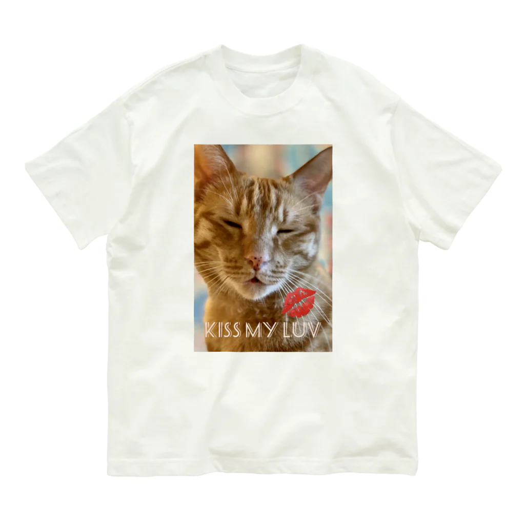 My name is LouisのKiss My LUV Organic Cotton T-Shirt