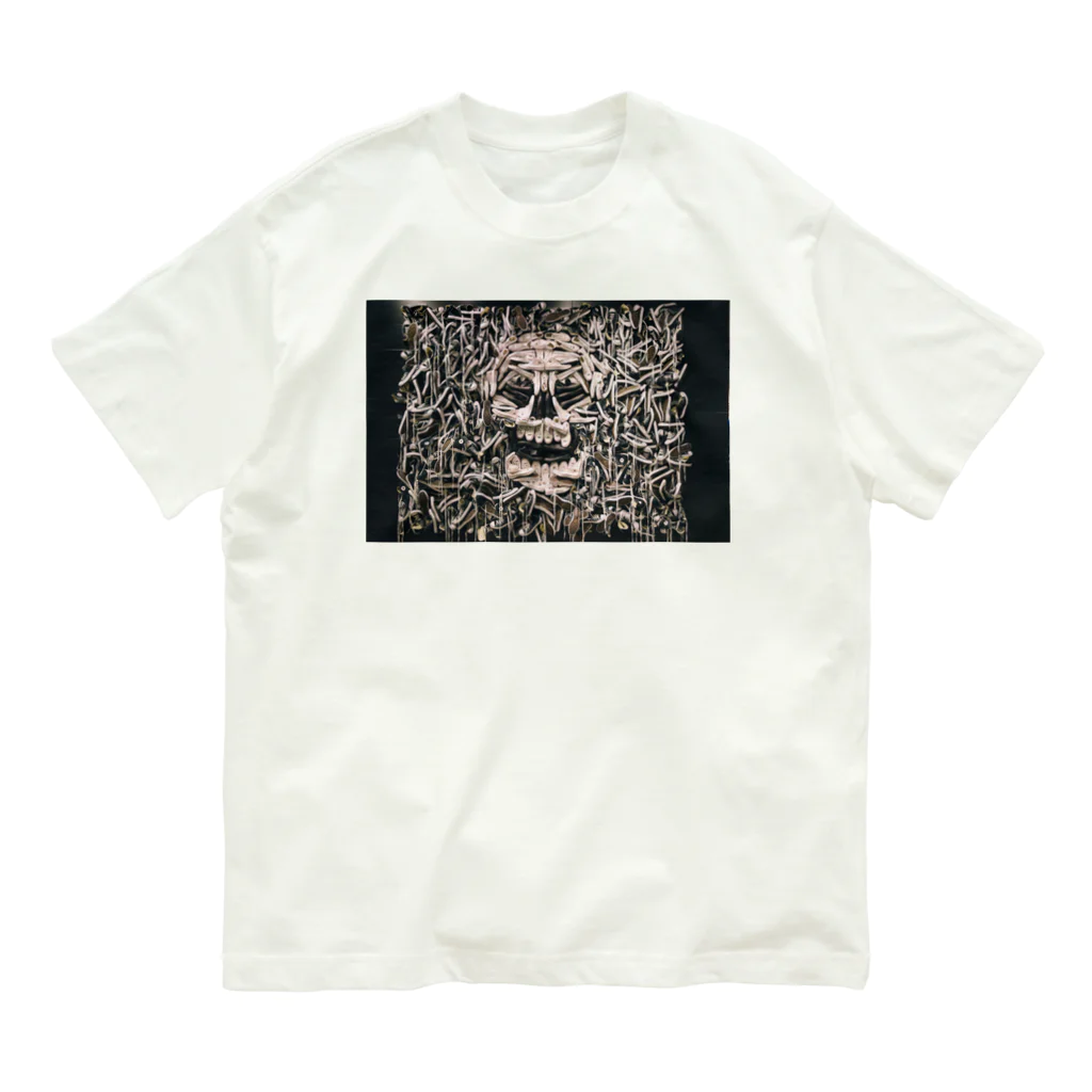 広島ソース倶楽部のsneaker skull オーガニックコットンTシャツ