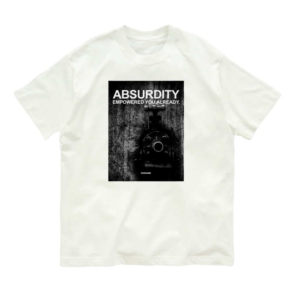 FUZZAGE™ (ファズエイジ)のABSURDITY オーガニックコットンTシャツ