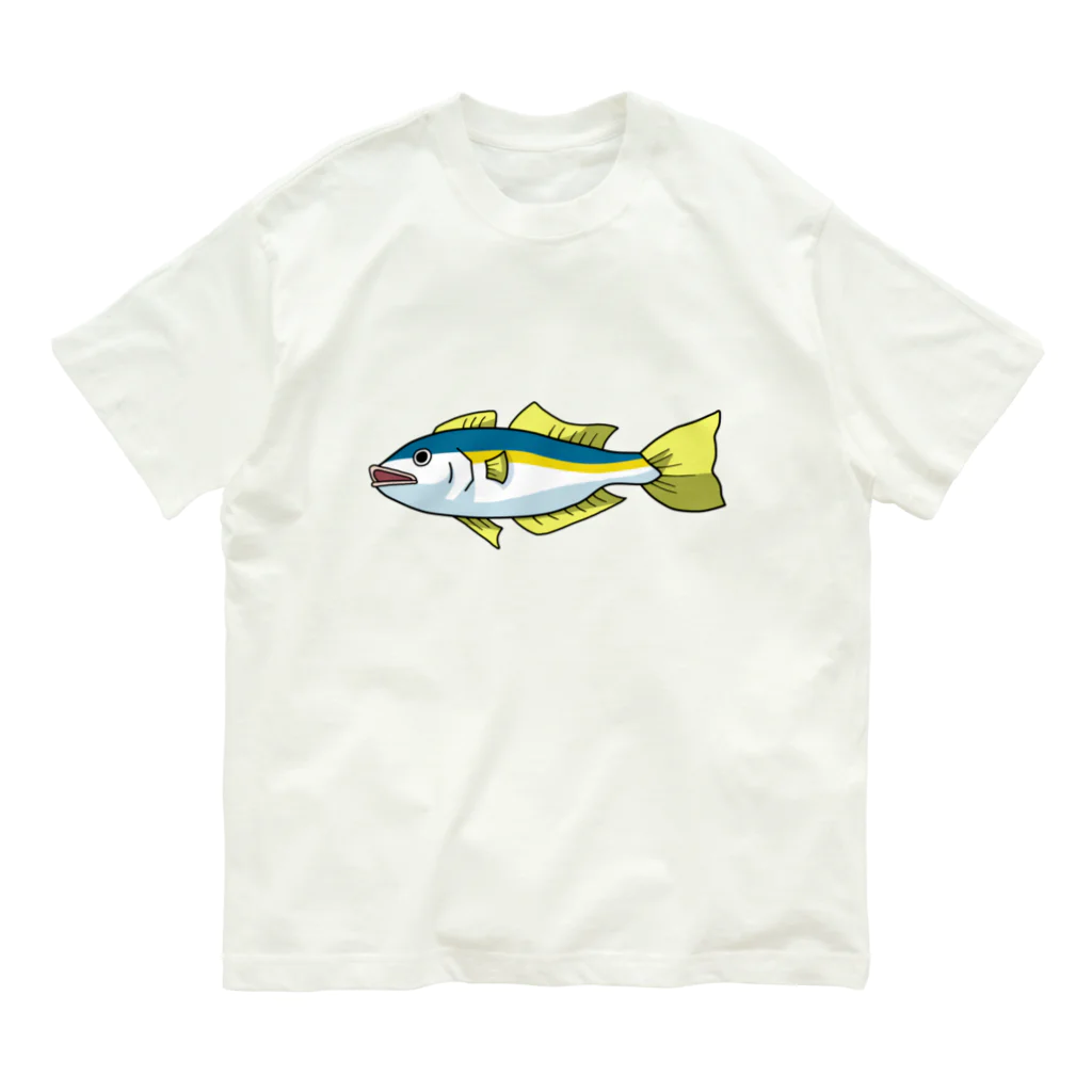 ペンペンストアのブリのTシャツ yellowtail オーガニックコットンTシャツ