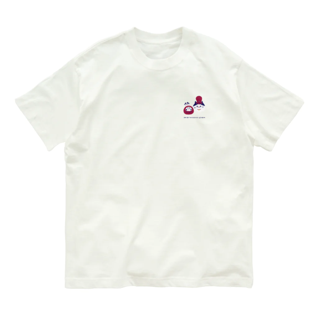 marucoro chanのだるまとねこ Organic Cotton T-Shirt